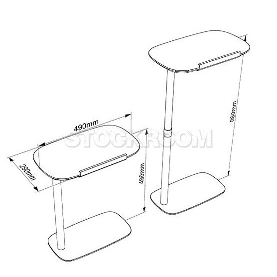 Collis Adjustable Side Table