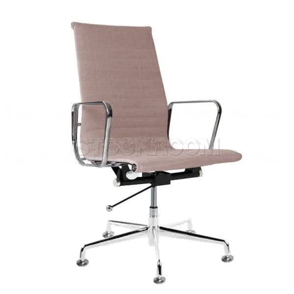 Eames Style Fabric Highback Adjustable Fixed Office Chair