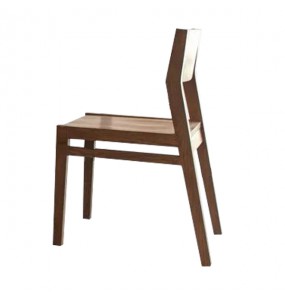 Logs Solid Oak Wood Dining Chair