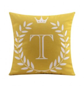 Letter T Decoration Cushion